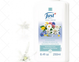 Baño de Espuma de Flores de Heno de Montaña y Edelweiss-vigorizante y estimulante
